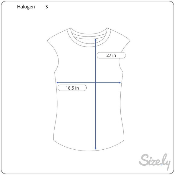 Halogen Abstract Front Pleat cap Sleeve Top Size‎ Small - Picture 7 of 8